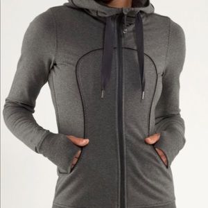 Lululemon Live Simply Jacket sz 10 gray